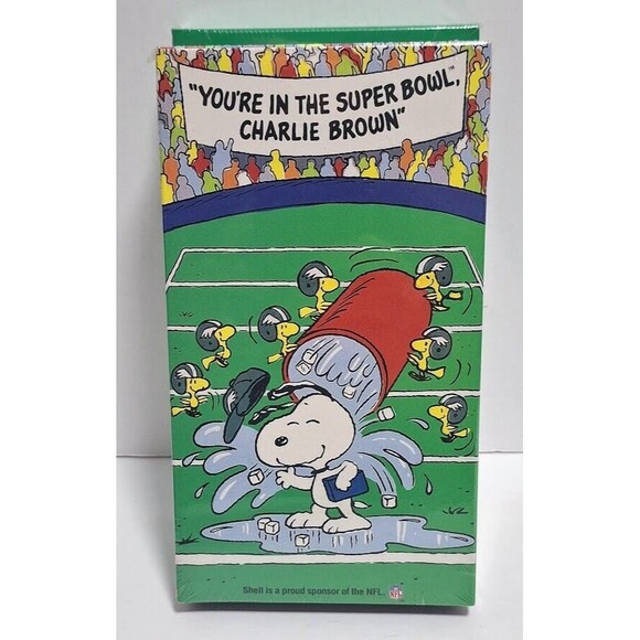 1990'S SHELL OIL CO. & NFL PEANUTS CHARLIE BROWN SEALED PROMO VHS LOT COMPLETE - Picture 6 of 7